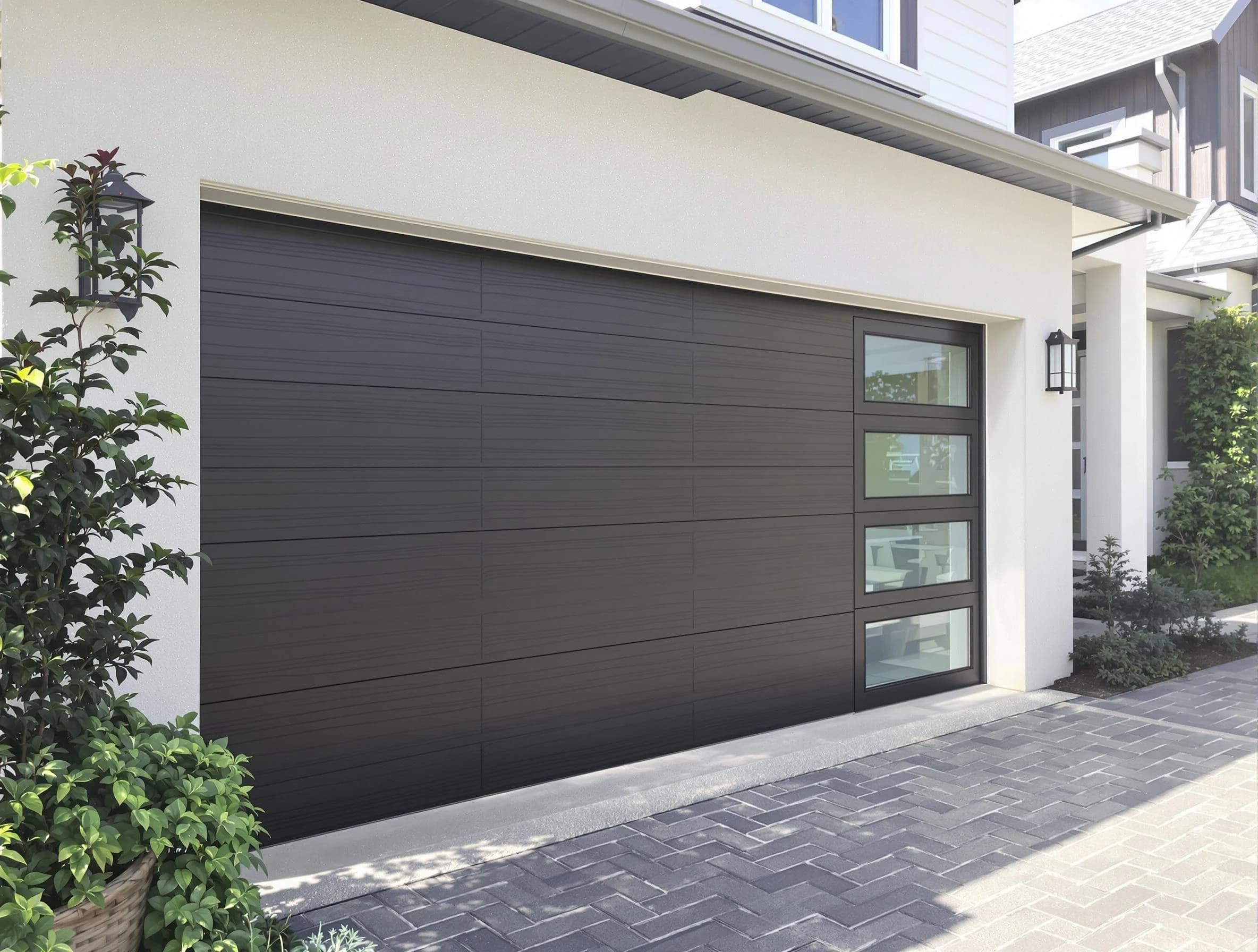 Custom garage door installation by Atlanta Garage Door Repair in Atlanta