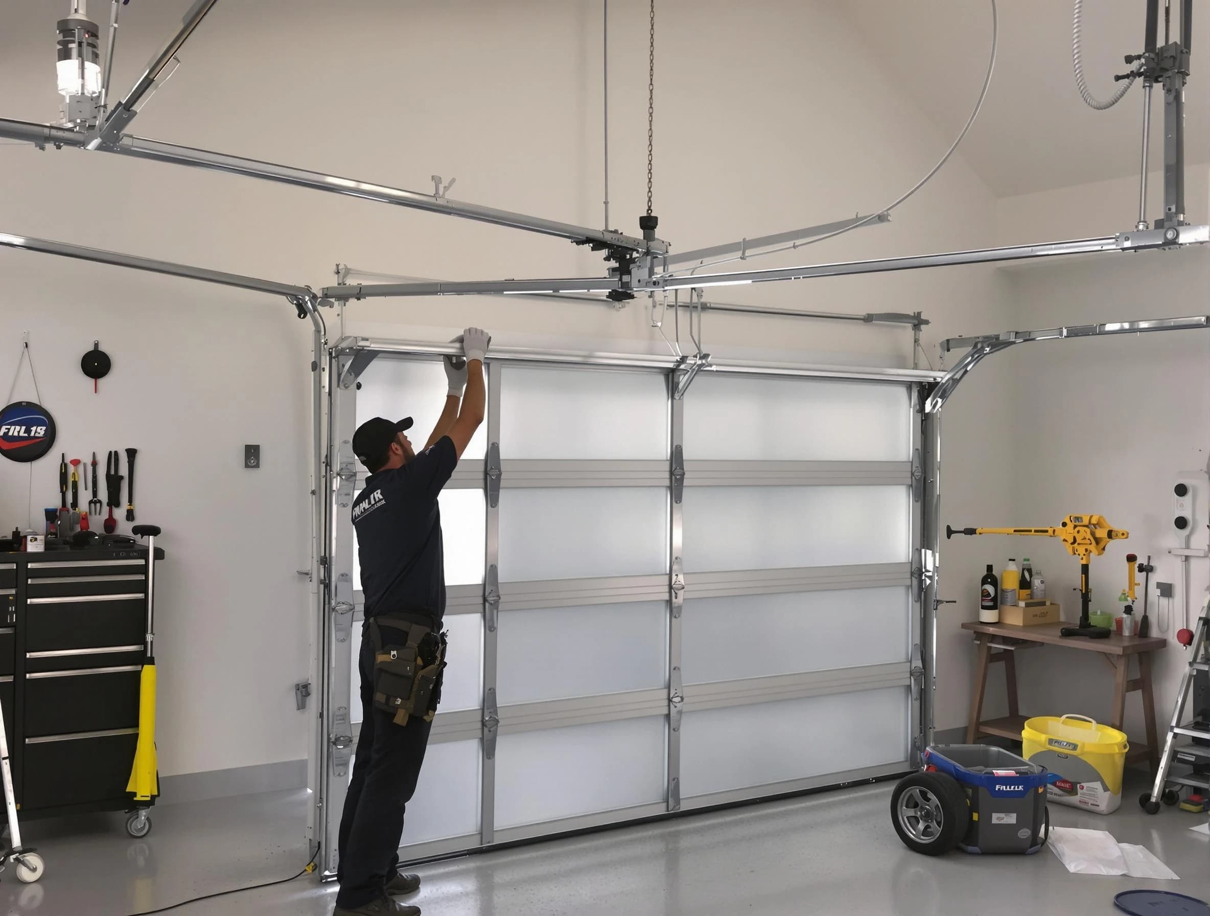 Atlanta Garage Door Repair certified team performing precision garage door installation in Atlanta