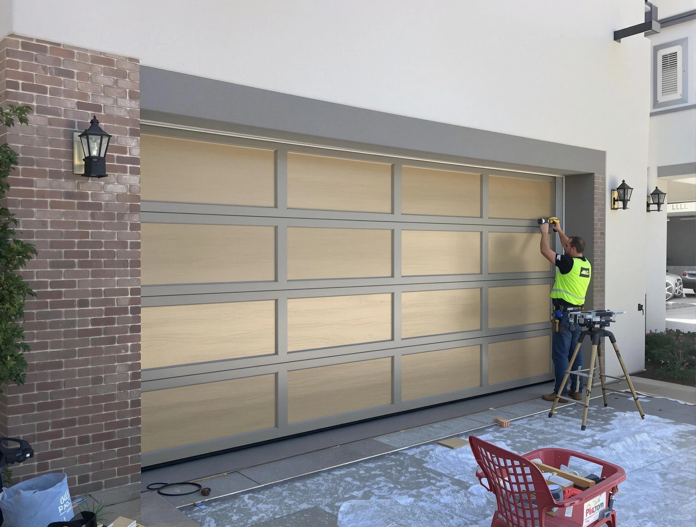 Garage door replacement service by Atlanta Garage Door Repair in Atlanta