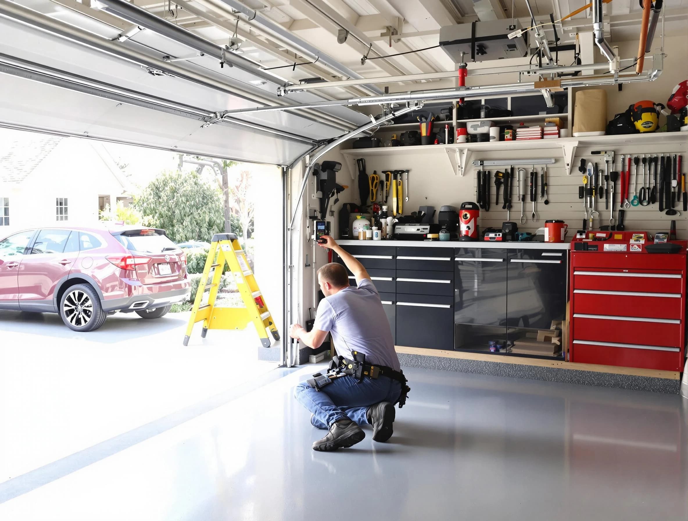 Local garage door repair service by Atlanta Garage Door Repair in Atlanta