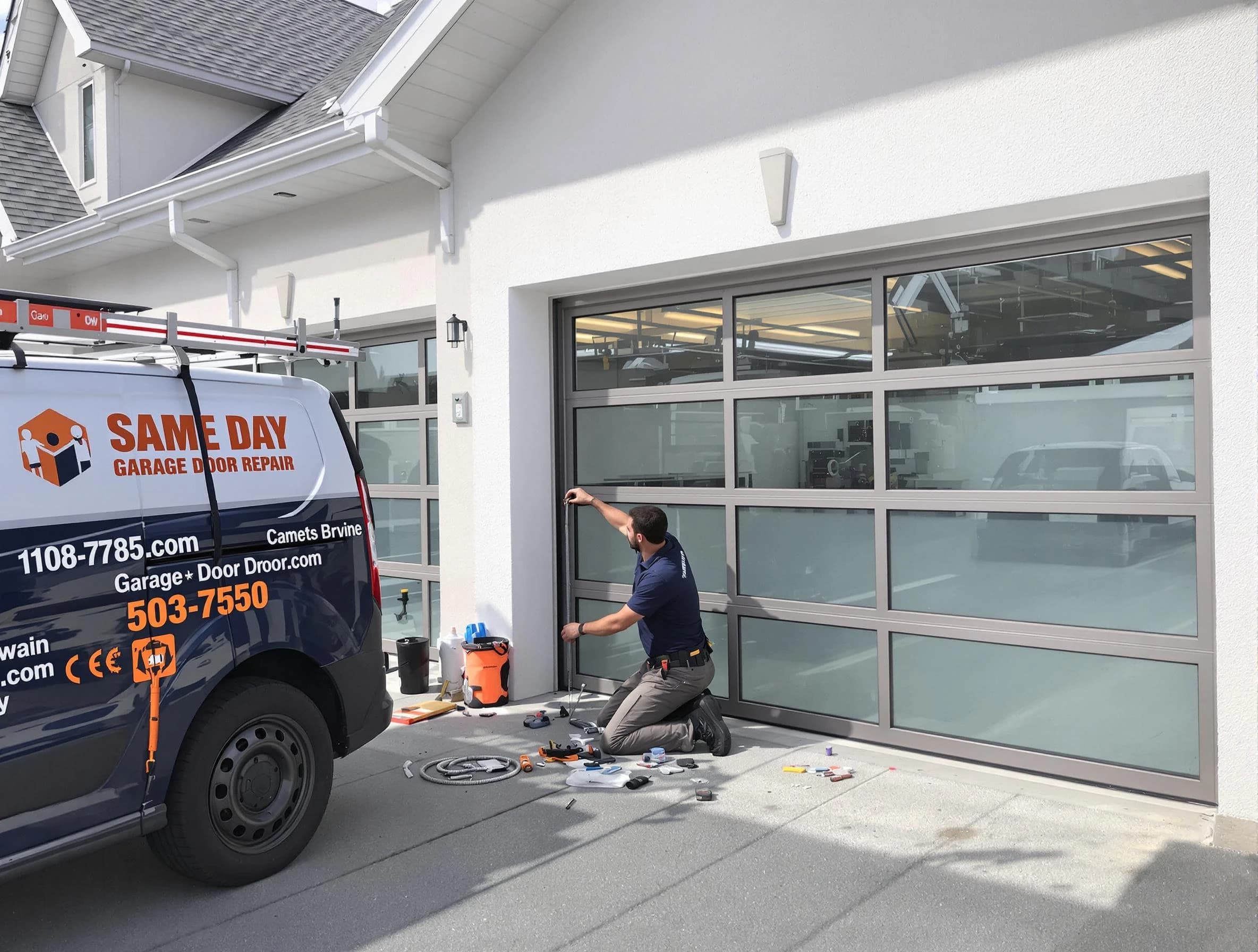 Same-day garage door repair service by Atlanta Garage Door Repair in Atlanta