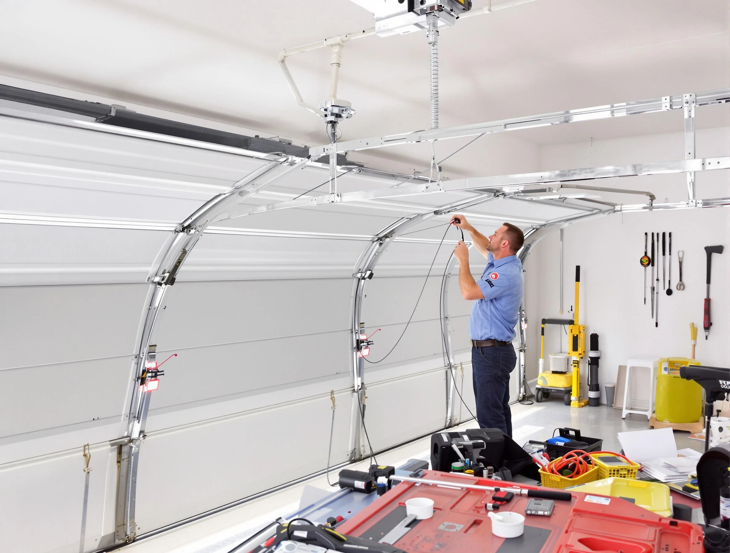 Garage door cable repair service by Atlanta Garage Door Repair in Atlanta