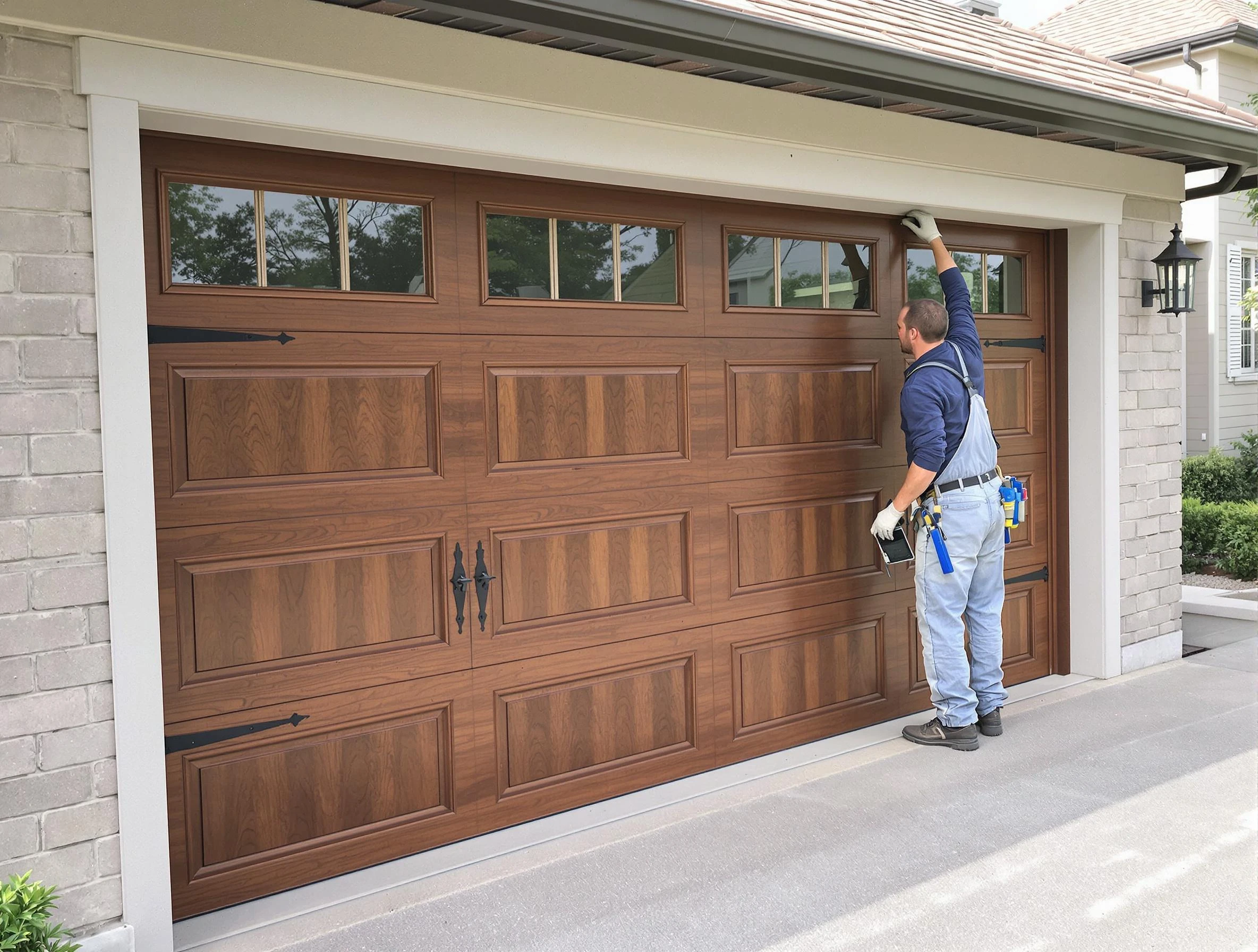 Custom garage door showcase by Atlanta Garage Door Repair in Atlanta