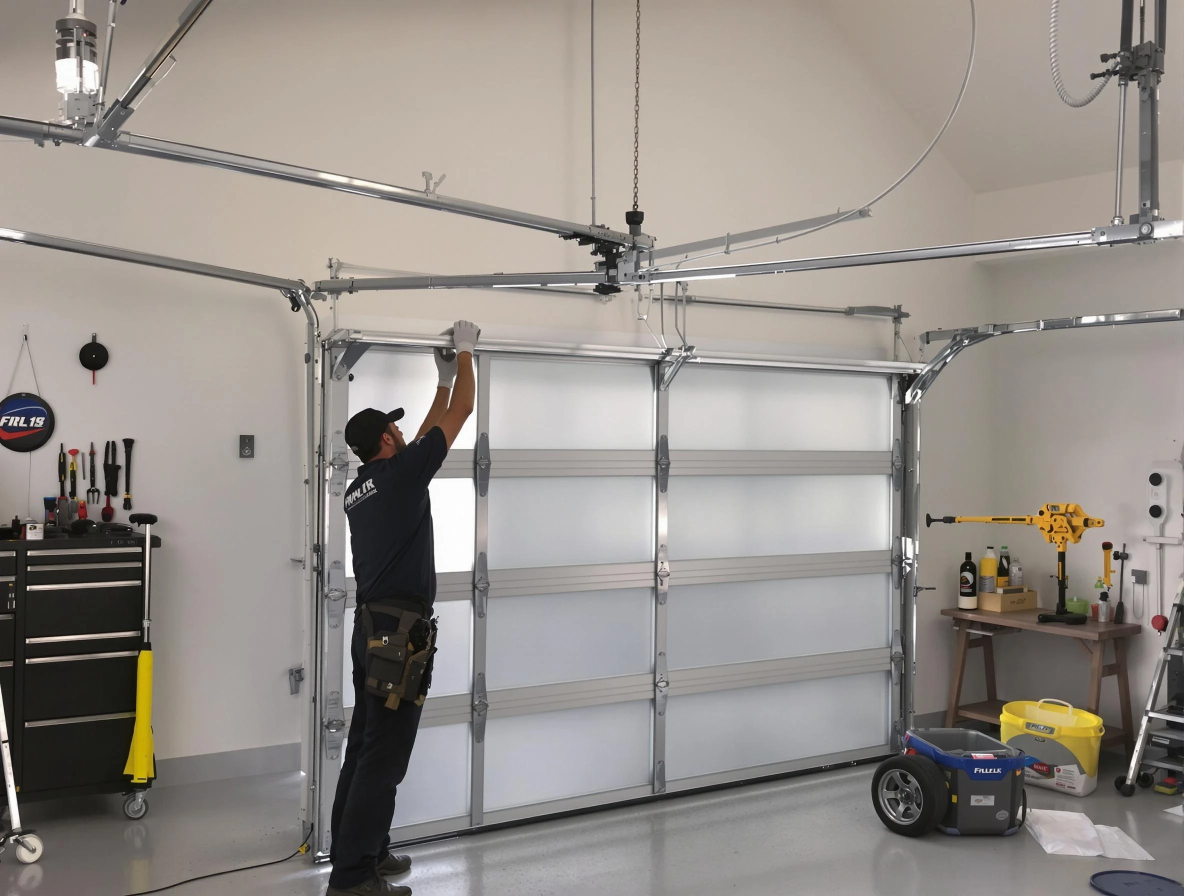 Atlanta Garage Door Repair certified team performing precision garage door installation in Atlanta