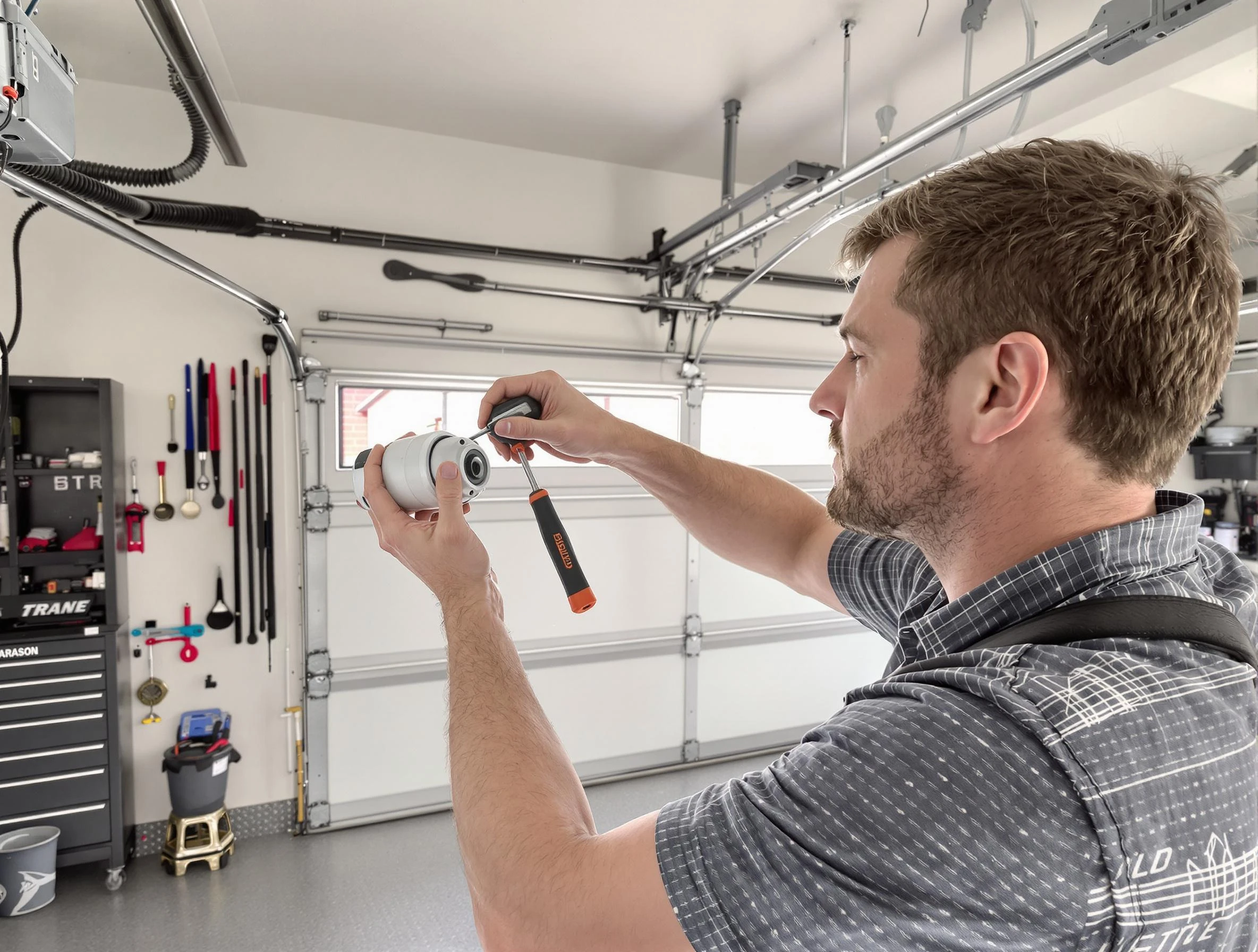 Garage door opener repair service by Atlanta Garage Door Repair in Atlanta