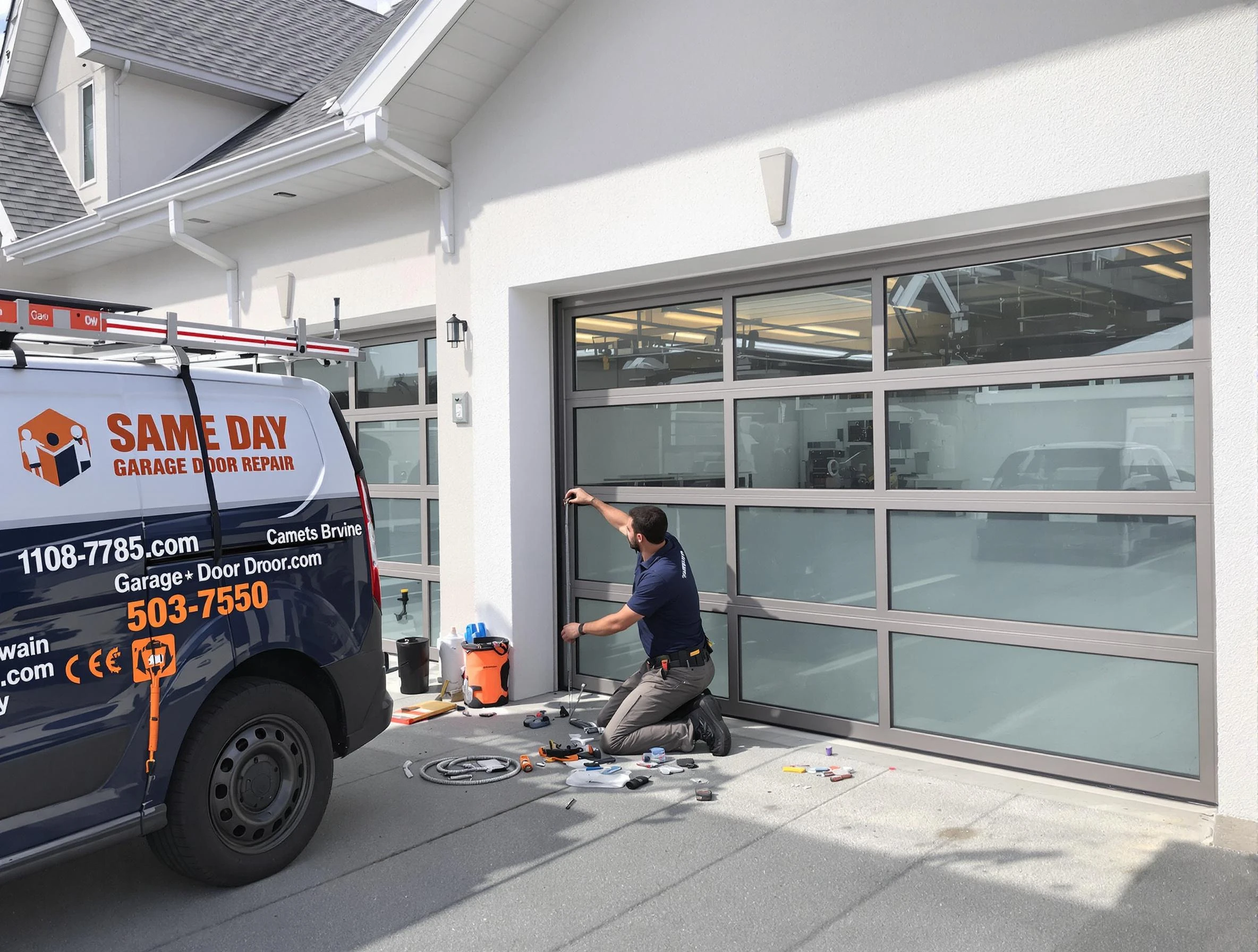 Same-day garage door repair service by Atlanta Garage Door Repair in Atlanta